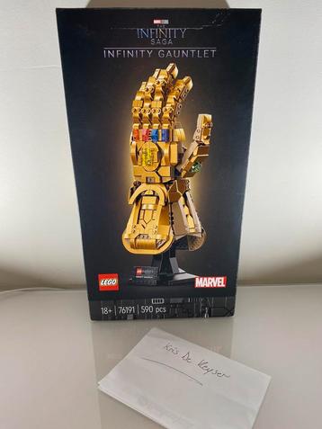 Lego 76191 - The Infinity Saga Infinity Gauntlet (sealed) beschikbaar voor biedingen