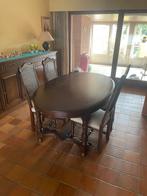Eiken eetkamer, Huis en Inrichting, Ophalen, Zo goed als nieuw, 4 tot 6 stoelen