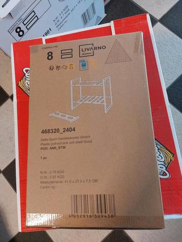 MEUBLE SOUS EVIER  BLANC  ... NEUF  beschikbaar voor biedingen