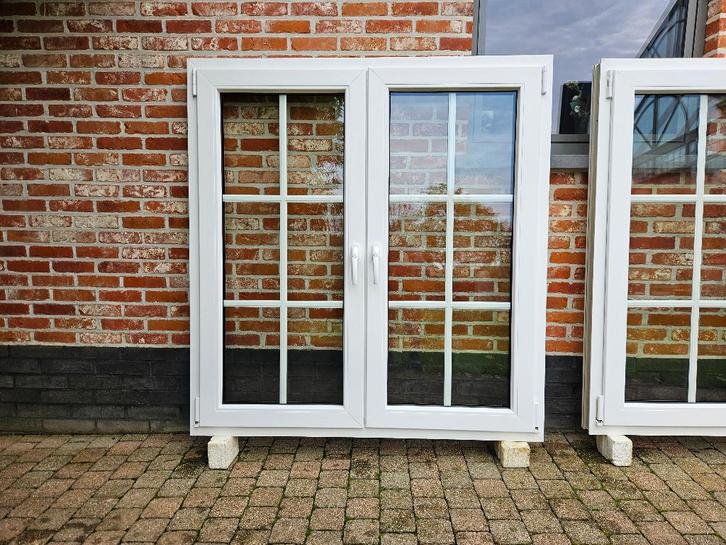 Prachtig Lot Pvc Ramen, Doe-het-zelf en Bouw, Glas en Ramen, Zo goed als nieuw, Gevelraam of Ruit, Dubbelglas, Ophalen
