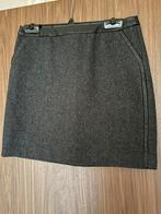 Grijs rokje, wol, met leder, Esprit, gevoerd, maat 36/38, Vêtements | Femmes, Jupes, Enlèvement, Comme neuf, Taille 36 (S), Gris