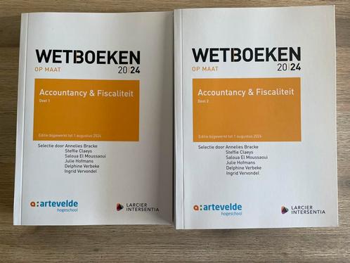 Boeken 3de jaar Accountancy-Fiscaleit Arteveldehogeschool, Boeken, Economie, Management en Marketing, Zo goed als nieuw, Accountancy en Administratie