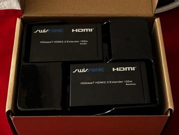 Swissonic HDbaseT HDMI2.0 Extender 100m Neuf jamais servi  disponible aux enchères