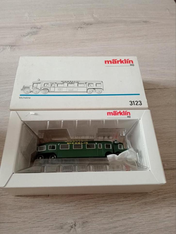Locomotive Minerva Michelin marklin ho 1/87, Hobby en Vrije tijd, Modeltreinen | H0, Zo goed als nieuw, Locomotief, Jouef, Ophalen