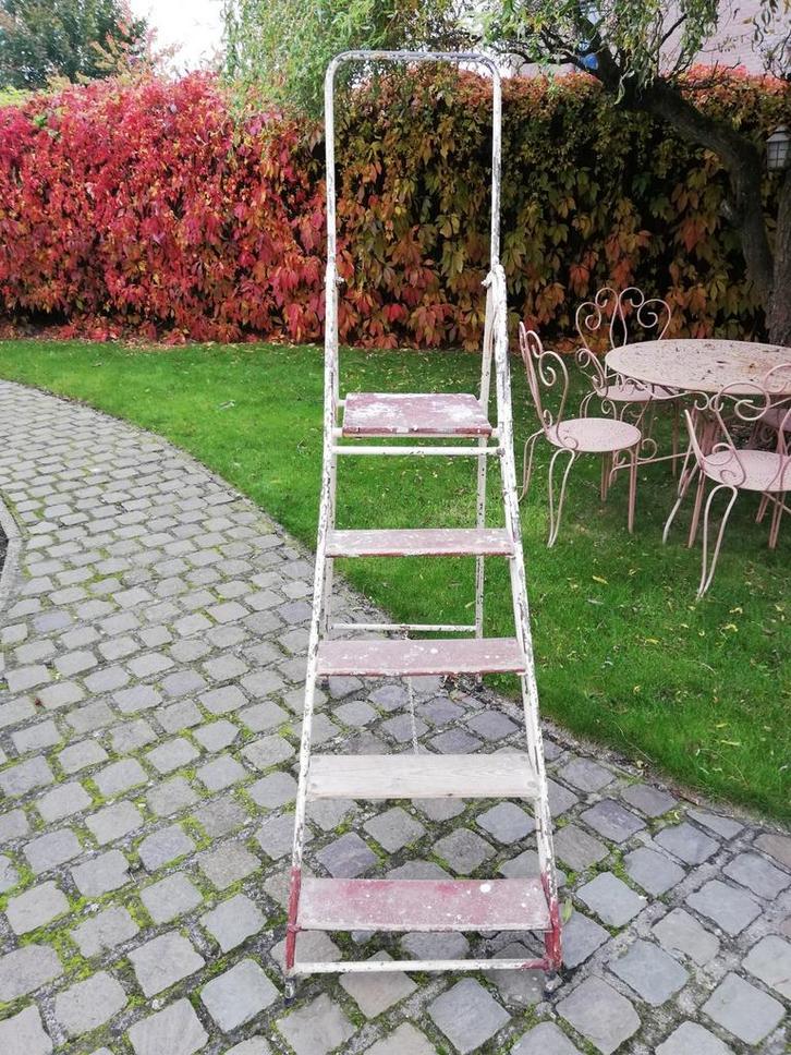 Oude trapladder, Doe-het-zelf en Bouw, Ladders en Trappen, Gebruikt, Ophalen