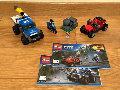 Lego City 60172 Mountain Chase, Kinderen en Baby's, Speelgoed | Duplo en Lego, Gebruikt, Lego, Complete set, Ophalen of Verzenden