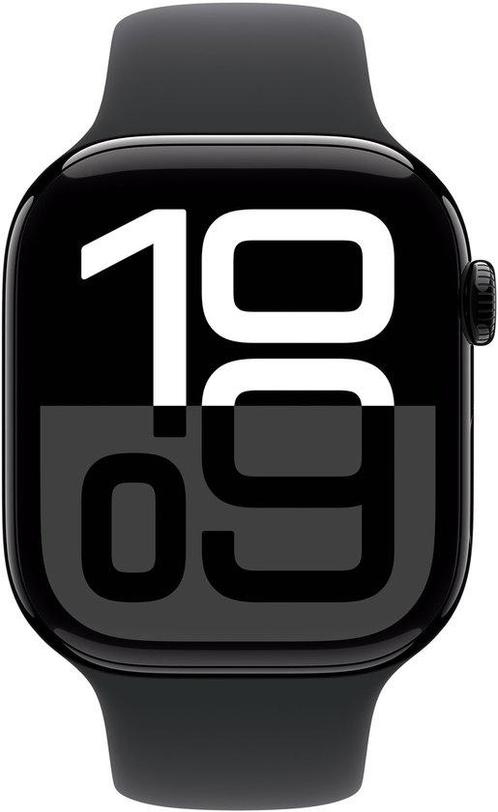 Apple Watch Series 10 (nog 1,5j garantie) Wifi - 46mm Zwart, Handtassen en Accessoires, Sporthorloges, Gebruikt, iOS, Zwart, Waterdicht