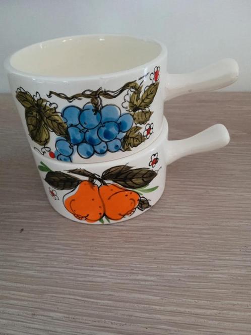 2 retro keramische mokken, Verzamelen, Retro, Huis en Inrichting, Ophalen of Verzenden