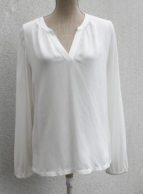 Splendide blouse Caroll M - neuve, Vêtements | Femmes, Blouses & Tuniques, Neuf, Taille 38/40 (M), Blanc, Enlèvement ou Envoi