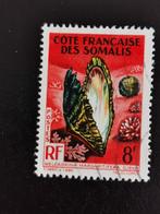 Frans Somalie 1962 - schelpen, Postzegels en Munten, Ophalen of Verzenden, Gestempeld, Dier of Natuur