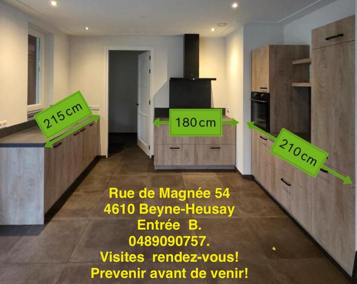 #110 Prachtige keuken met houteffect. Keuken van 2017!, Huis en Inrichting, Keuken | Complete keukens, Ophalen of Verzenden