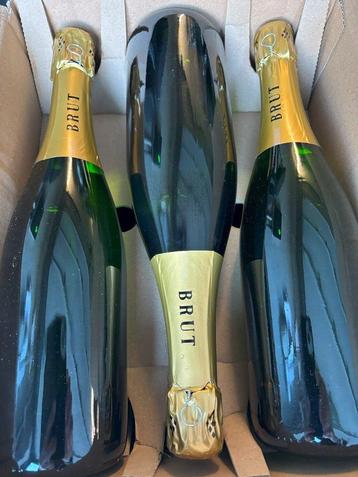 11 dozen champagne brut (wit en rosé) disponible aux enchères