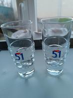 A vendre 2 verres pastis 51, Autres types, Enlèvement, Utilisé