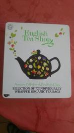 Boîte métal à the + lot de thé périmés 2017 english tea shop, Hobby en Vrije tijd, Theezakjes, Ophalen, Opbergdoos