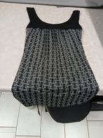 Mooi bloesje - Maat 38 - Kleur: Zwart/Grijs, Ophalen, Zo goed als nieuw, Maat 38/40 (M), Zwart