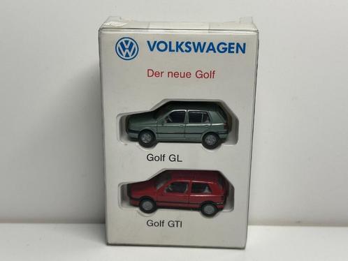 Coffret 2 Autos VW GOLF GL / GTi  1/87 HO WIKING Neuf+Boite, Hobby & Loisirs créatifs, Voitures miniatures | 1:87, Neuf, Voiture