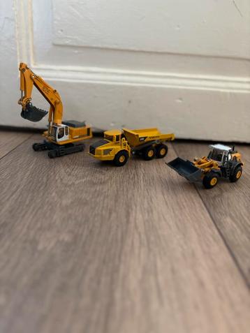 Camions et excavatrice Liebherr., Envoi, Utilisé, Grue, Tracteur ou Agricole, SIKU