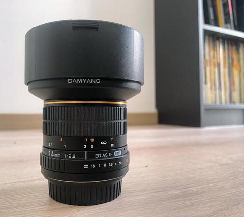 Samyang 14mm f/2.8 Manual Focus Lens for Canon EOS, Audio, Tv en Foto, Foto | Lenzen en Objectieven, Gebruikt, Groothoek Fisheye-lens