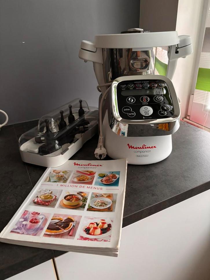 Moulinex companion, Elektronische apparatuur, Keukenmixers, Gebruikt, 1 tot 2 liter, 3 snelheden of meer, Vaatwasserbestendig