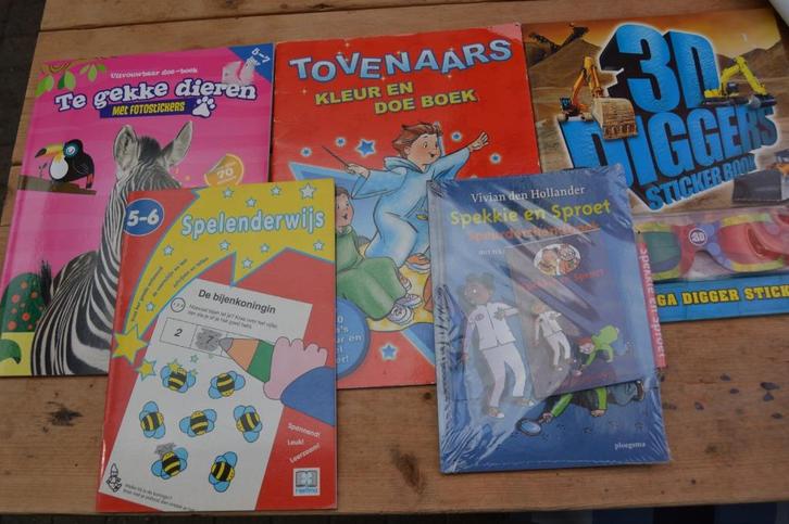 funpakket met doeboekjes voor kinderen van het 5 tot 8 jaar, Boeken, Kinderboeken | Jeugd | onder 10 jaar, Zo goed als nieuw, Ophalen of Verzenden
