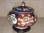 Vase et couvercle en porcelaine chinoise Gold Imari., Antiquités & Art, Antiquités | Vases, Enlèvement ou Envoi