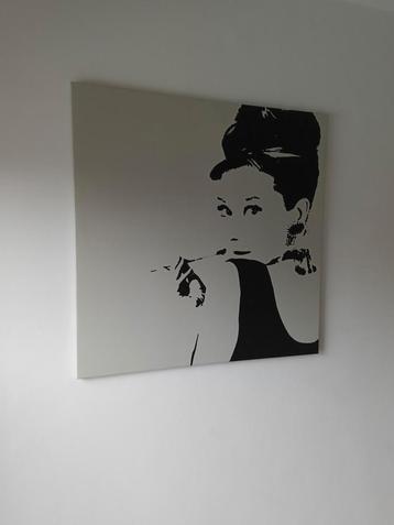 Canvas Audrey Hepburn IKEA  disponible aux enchères