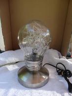 Lamp Steampunk styl, Huis en Inrichting, Minder dan 50 cm, Gebruikt, Ophalen, Glas