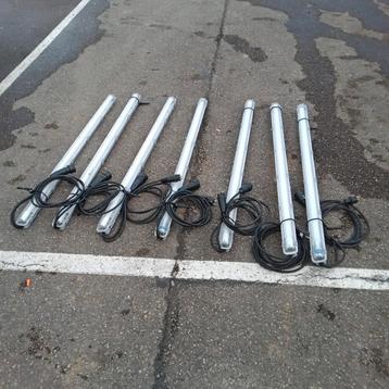 8x TL lamp Led met stekker en bedrading om te koppelen beschikbaar voor biedingen