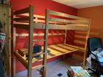 Stapelbed met bureau, Huis en Inrichting, Ophalen, Hoogslaper, Eenpersoons, 200 cm