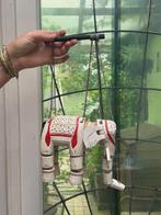 Houten olifant marionette, handgesneden hout, Antiek en Kunst, Ophalen