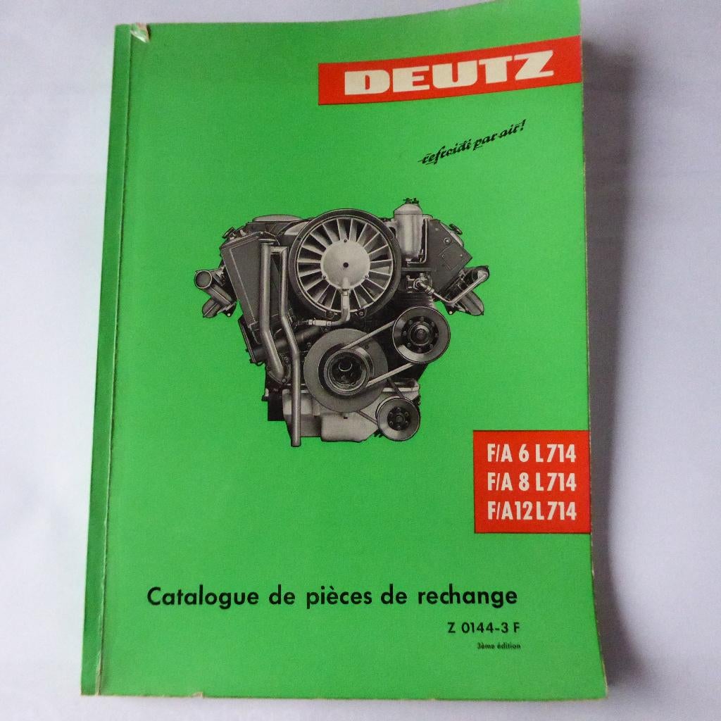 catalogue de pièces de rechange DEUTZ, Articles professionnels, Machines & Construction | Grues & Excavatrices, Enlèvement ou Envoi