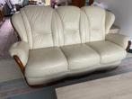 Kwaliteit volle leren 3zit, Huis en Inrichting, Zetels | Zetels, Ophalen, 150 tot 200 cm, Driepersoons, Zo goed als nieuw