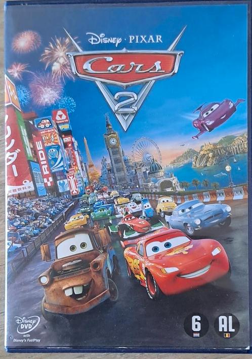 Cars 2, dvd, Cd's en Dvd's, Dvd's | Tekenfilms en Animatie, Gebruikt, Amerikaans, Tekenfilm, Alle leeftijden, Ophalen of Verzenden