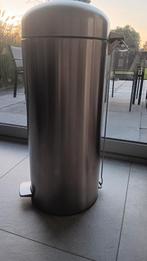 Brabantia pedaalvuilnisemmer inox, Ophalen, Inox, Gebruikt, Met pedaal