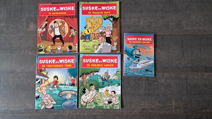 5 reclamestrips Suske en Wiske, Boeken, Strips | Comics, Zo goed als nieuw, Ophalen of Verzenden