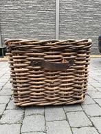 Panier en bois tressé à bûches, Maison & Meubles, Accessoires pour la Maison | Plataux & Paniers, Comme neuf, Bois, Panier