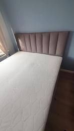 Boxspring velvet 160x200 met opbergruimte + extra topper, Ophalen, Zo goed als nieuw