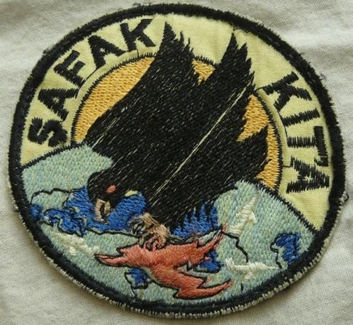 Patch SAFAK KITA BUZZARD Freedom Fighter Sqn, Turkije, 1987., Collections, Objets militaires | Général, Armée de l'air, Enlèvement ou Envoi