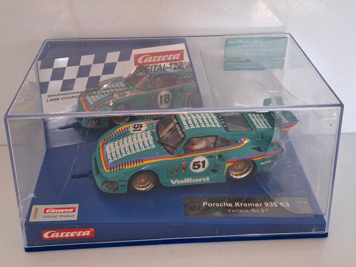 Carrera Digital 132 Porsche Kremer 935 K3 Vaillant #5130898, Kinderen en Baby's, Speelgoed | Racebanen, Nieuw, Racebaan, Elektrisch