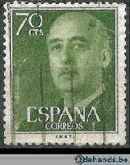 Spanje 1955-1958 - Yvert 862 - Generaal Francisco Franc (ST), Timbres & Monnaies, Timbres | Europe | Espagne, Affranchi, Envoi