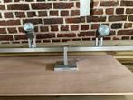 Geborsteld inox lichtstaaf met 4 spots inbegrepen, Ophalen, Zo goed als nieuw