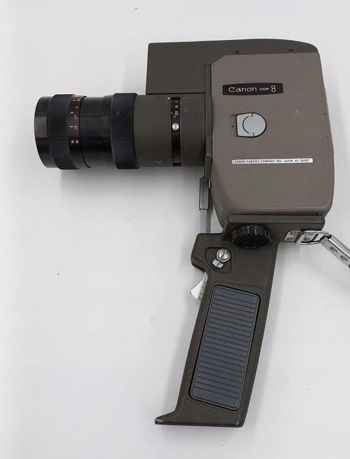 canon zoom 8, met editor viewer, knipmachine, en projector, Audio, Tv en Foto, Videocamera's Analoog, Camera, 8mm, Ophalen