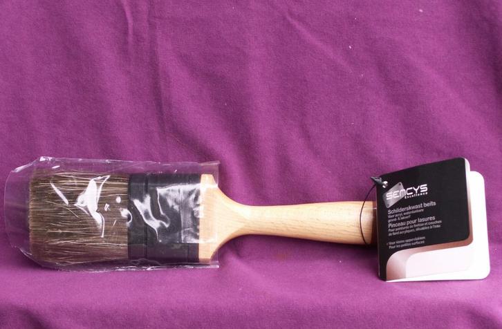 Verfborstel, Sencys, 5 cm. breed., Doe-het-zelf en Bouw, Schildersmaterialen, Nieuw, Kwast, Ophalen of Verzenden