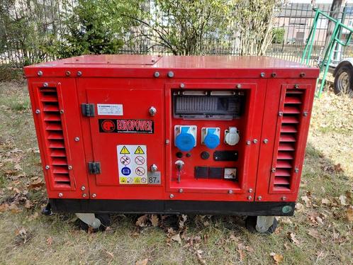 Europower generator 6500 watt (aub,goed lezen), Doe-het-zelf en Bouw, Aggregaten, Gebruikt, Benzine, 5 tot 10 kVA, Elektrisch startend