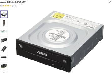 Lecteur/graveur DVD ASUS DRW-24D5MT/BLK/B/AS OEM beschikbaar voor biedingen