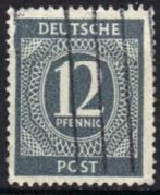 Duitsland A.A.S. 1946 - Yvert 9 - Deutsche Post (ST), Timbres & Monnaies, Timbres | Europe | Allemagne, Affranchi, Envoi