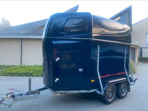 2 paardstrailer trailer polyester wand, Animaux & Accessoires, Chevaux & Poneys | Semi-remorques & Remorques, Comme neuf, Polyester