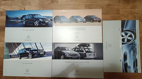 5 auto brochure Mercedes C classe 2005 (BE-nl), Livres, Autos | Brochures & Magazines, Comme neuf, Mercedes, Enlèvement ou Envoi