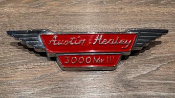 Emblème du capot de l'Austin Healey 3000 Mk III, Enlèvement ou Envoi, Utilisé, Austin