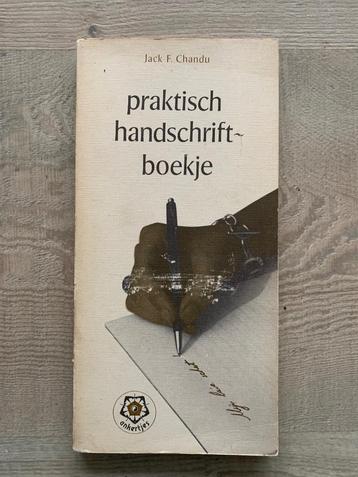 Praktisch handschriftboekje, Jack F. Chandu beschikbaar voor biedingen